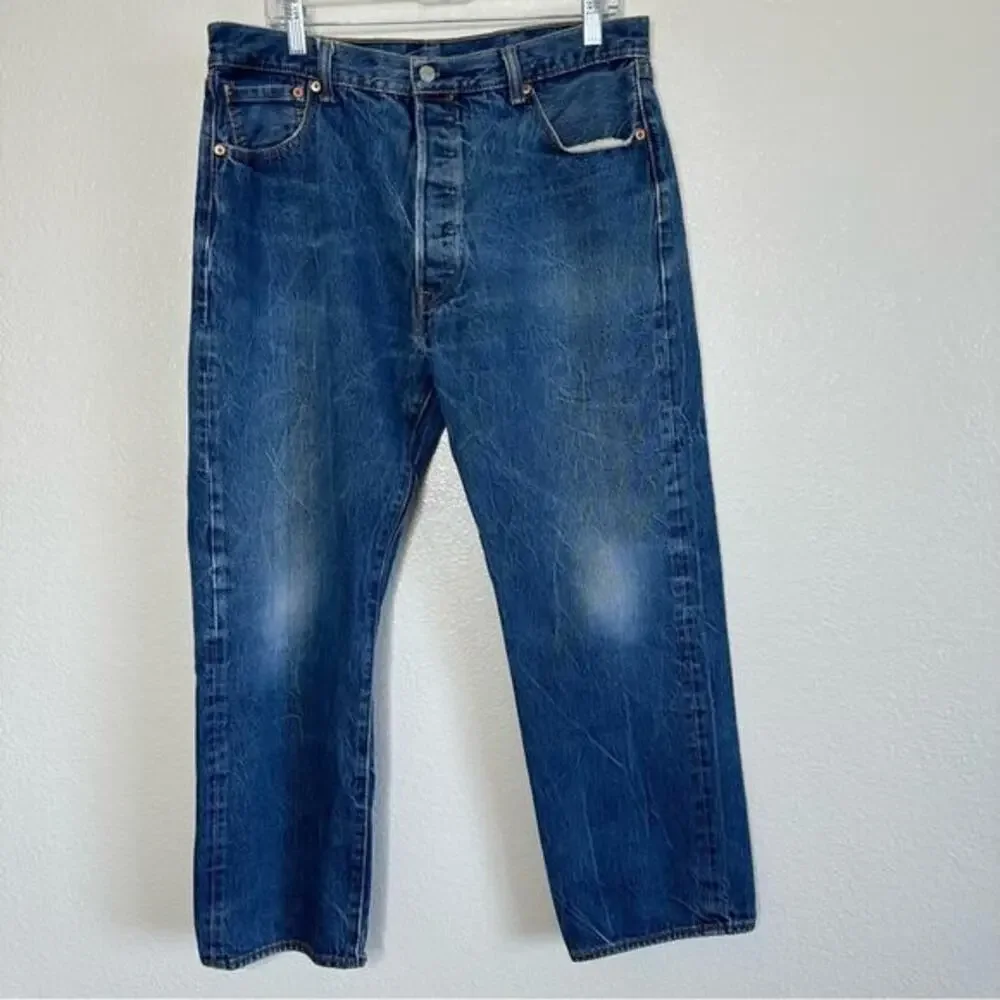 Levi’s 501 Button Fly Jeans 38 X‎ 30